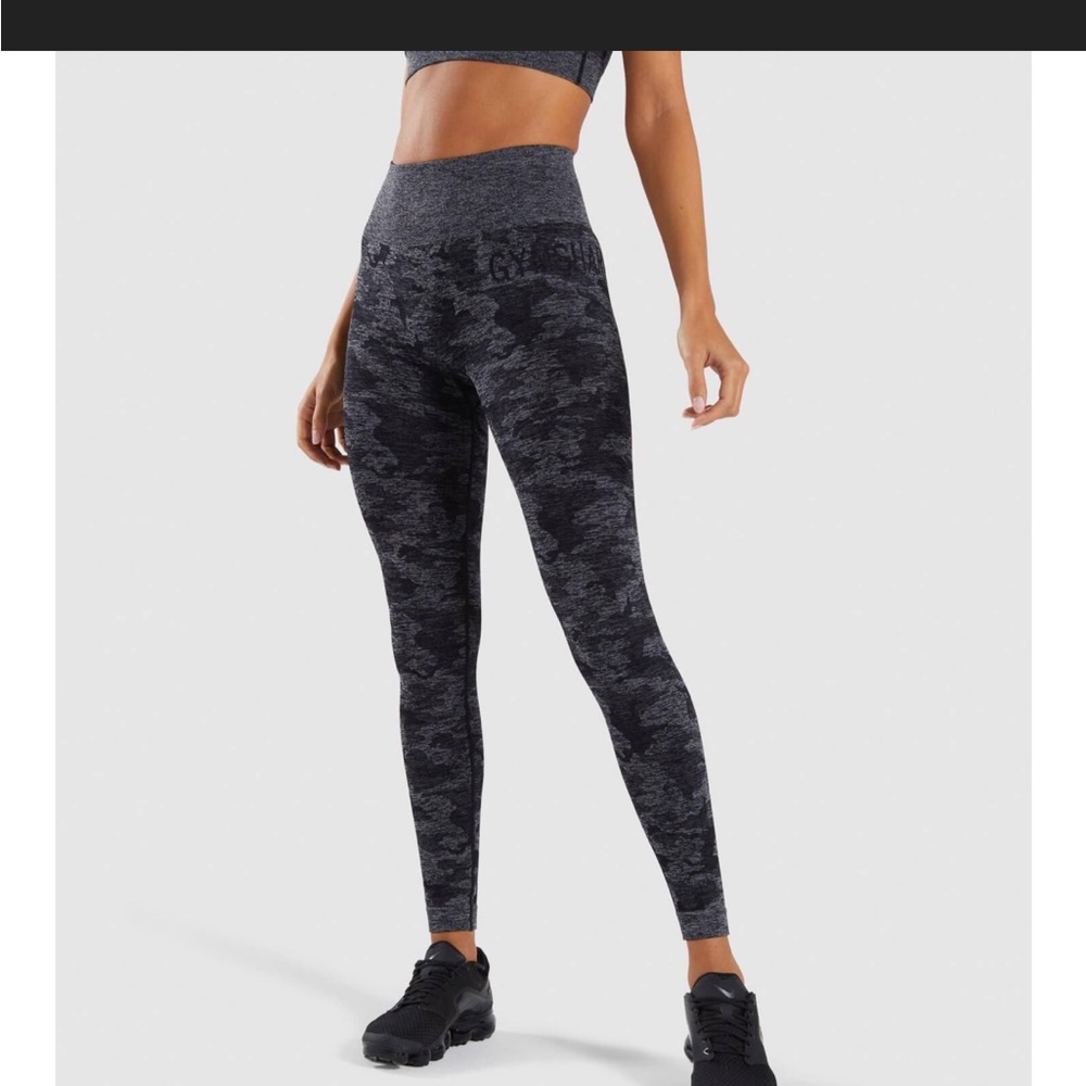 Gymshark Camo seamless leggings black (bundles available)